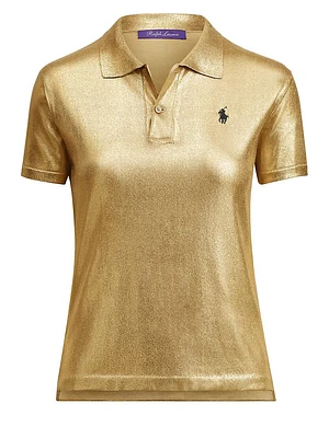 Gold Lacquer Pony Polo Tee