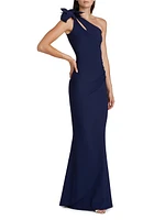 Gosia One-Shoulder Gown