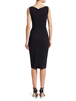 Audrine Ruched Cutout Bodycon Dress