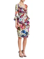 Triana Floral Wrap Dress