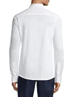 Soft Casual Slim-Fit Pique Cotton Sport Shirt