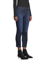 Prima Low-Rise Crop Cigarette Jeans