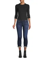 Prima Low-Rise Crop Cigarette Jeans