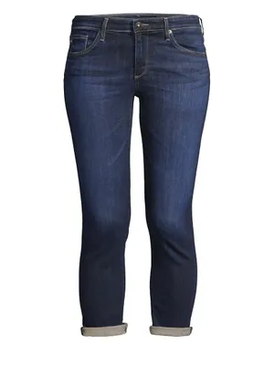 Prima Low-Rise Crop Cigarette Jeans