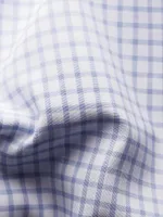 Contemporary-Fit Natural Stretch Check Shirt