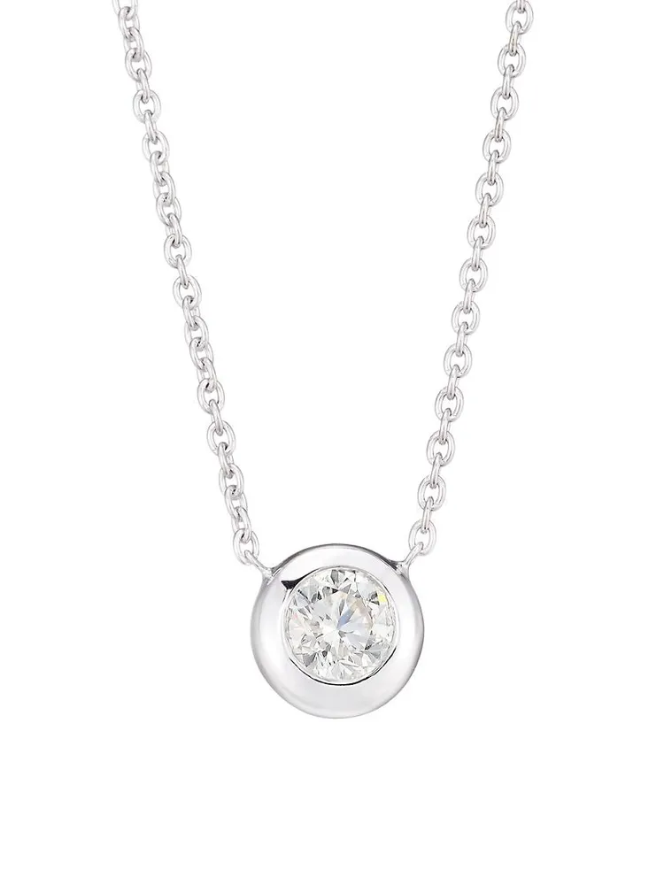 Diamond By The Inch 18K White Gold & Diamond Necklace