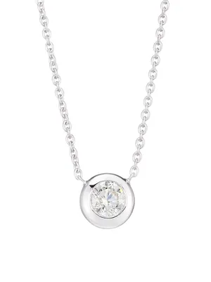Diamond By The Inch 18K White Gold & Diamond Necklace