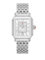Deco Madison Diamond & Stainless Steel Bracelet Watch