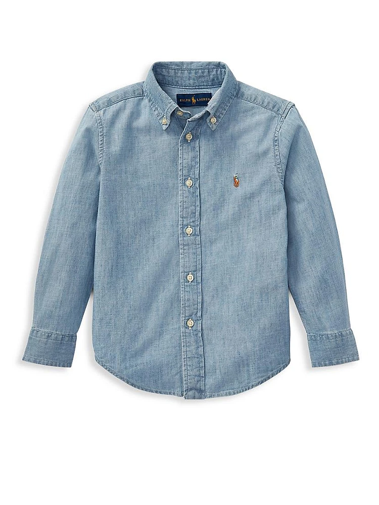 Little Boy's & Chambray Shirt