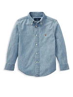 Little Boy's & Chambray Shirt