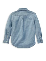 Little Boy's & Chambray Shirt