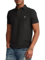 Custom Slim-Fit Cotton Mesh Polo