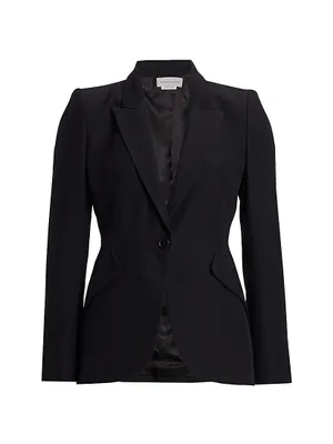 Tailored Peak-Lapel Jacket