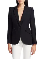 Tailored Peak-Lapel Jacket