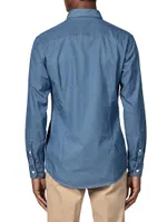 Contemporary-Fit Chambray Soft Casual Shirt