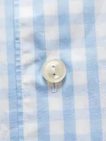 Contemporary-Fit Gingham Check Soft Casual Shirt