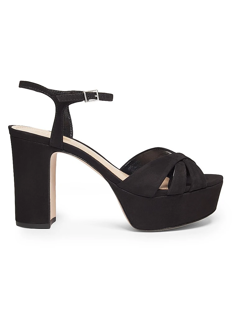 Keefa Suede Platform Sandals