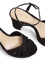 Keefa Suede Platform Sandals