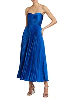 Pleated Strapless Belle Dress