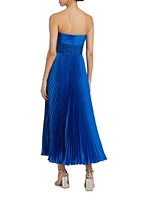 Pleated Strapless Belle Dress