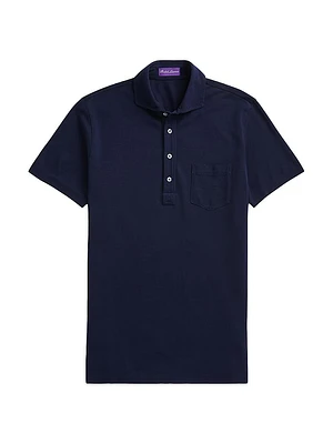 Washed Non-Logo Short-Sleeve Polo