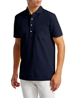 Washed Non-Logo Short-Sleeve Polo