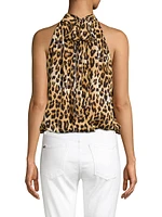 Maris Leopard Halterneck Top