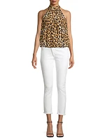 Maris Leopard Halterneck Top