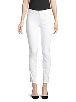 Skyline Mid-Rise Stretch Skinny Ankle Jeans