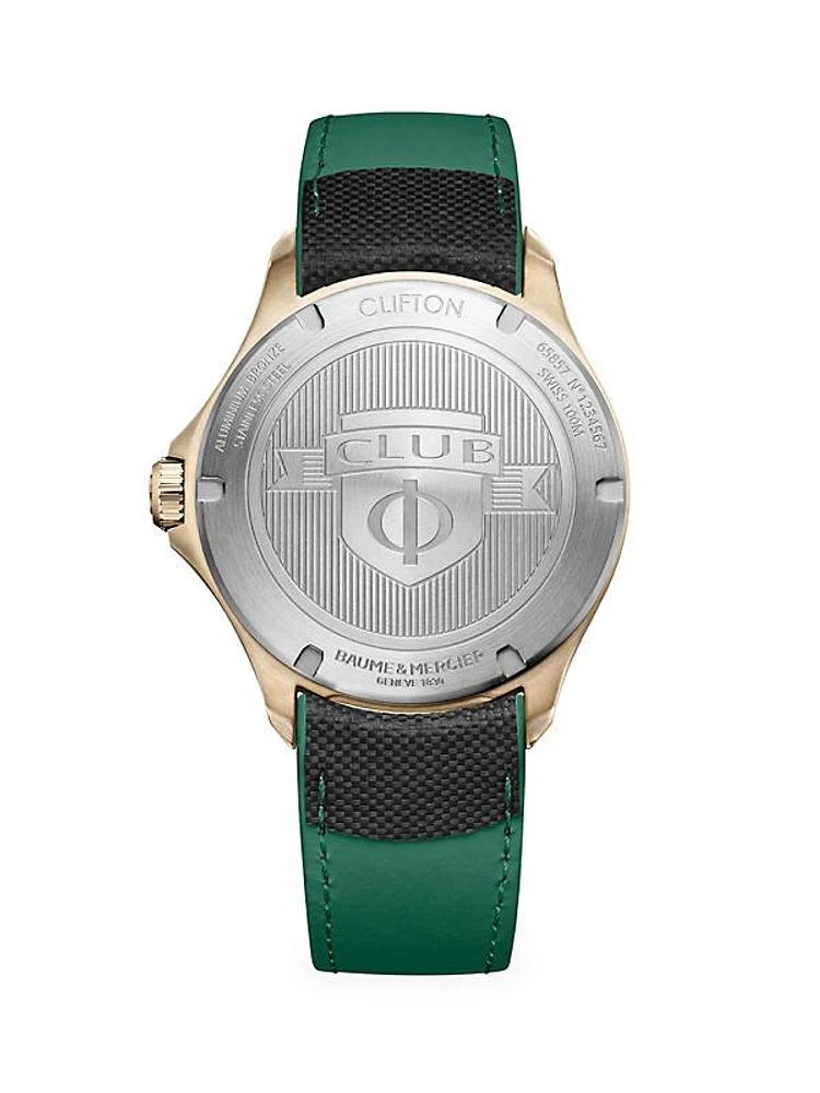 Clifton Club Bronzetone Stainless Steel Two-Strap Watch