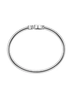 Happy Hearts 18K White Gold & Diamond Bangle