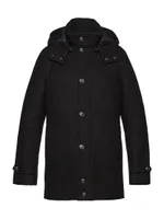 City Active Wool-Blend Down Parka