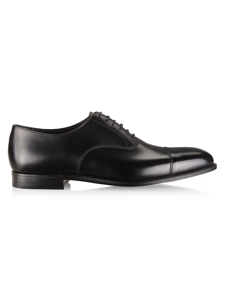 Hand Grade Lonsdale Leather Cap-Toe Oxfords