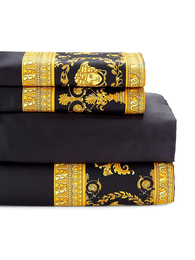 Barocco Cotton 280-Thread Count 4-Piece Sheet Set