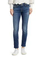 Le Garçon Mid-Rise Skinny Jeans