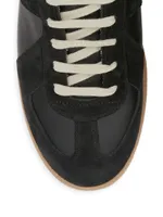 Replica Leather & Suede Sneakers