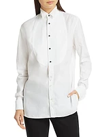 Marlie Cotton Tuxedo Shirt