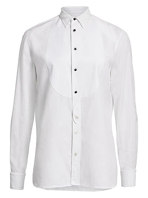 Marlie Cotton Tuxedo Shirt