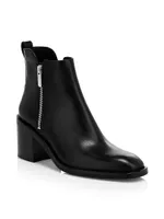 Alexa Leather Ankle Boots