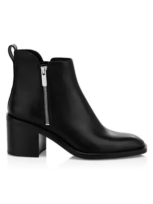 Alexa Leather Ankle Boots