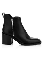 Alexa Leather Ankle Boots