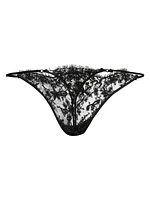 Beaded Lace Thong