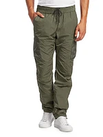 High Shrunk Nylon Cargo Pants