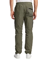 High Shrunk Nylon Cargo Pants