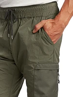 High Shrunk Nylon Cargo Pants