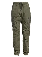 High Shrunk Nylon Cargo Pants