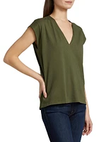 Le Mid Rise V-Neck Tee