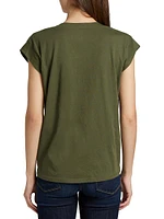 Le Mid Rise V-Neck Tee