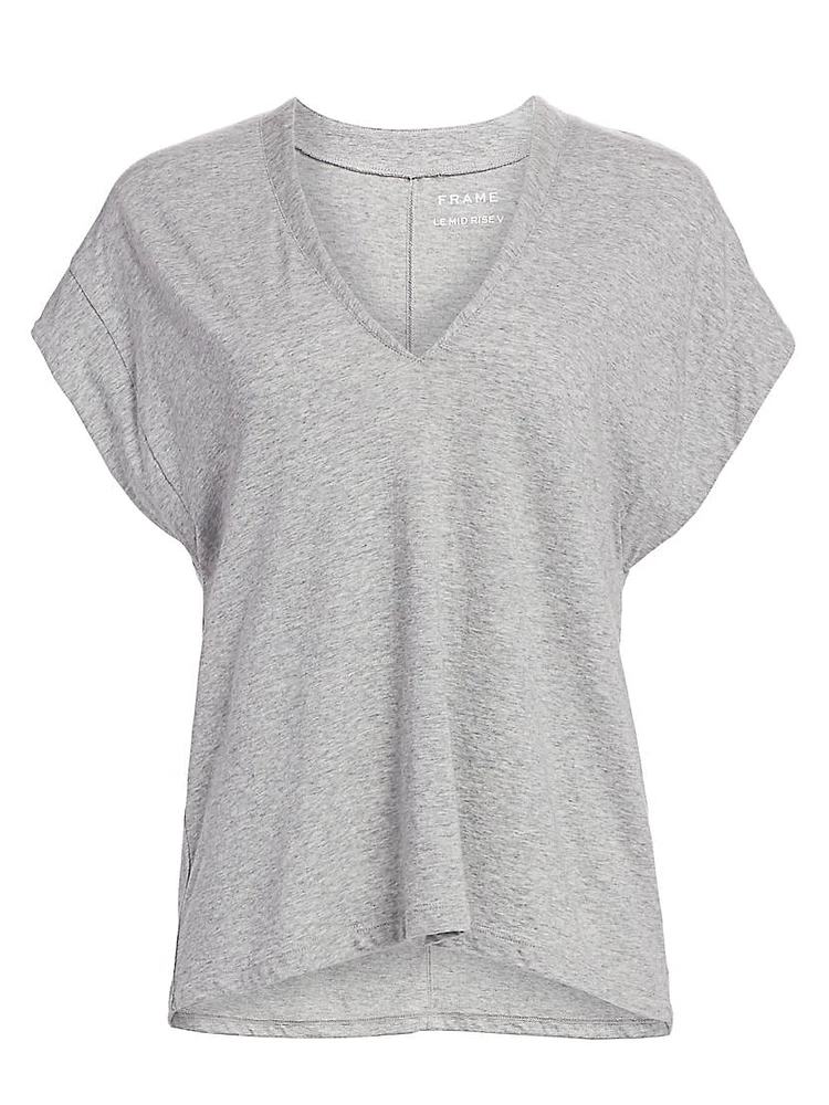 Le Mid Rise V-Neck Tee