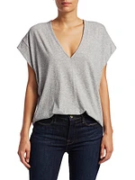 Le Mid Rise V-Neck Tee